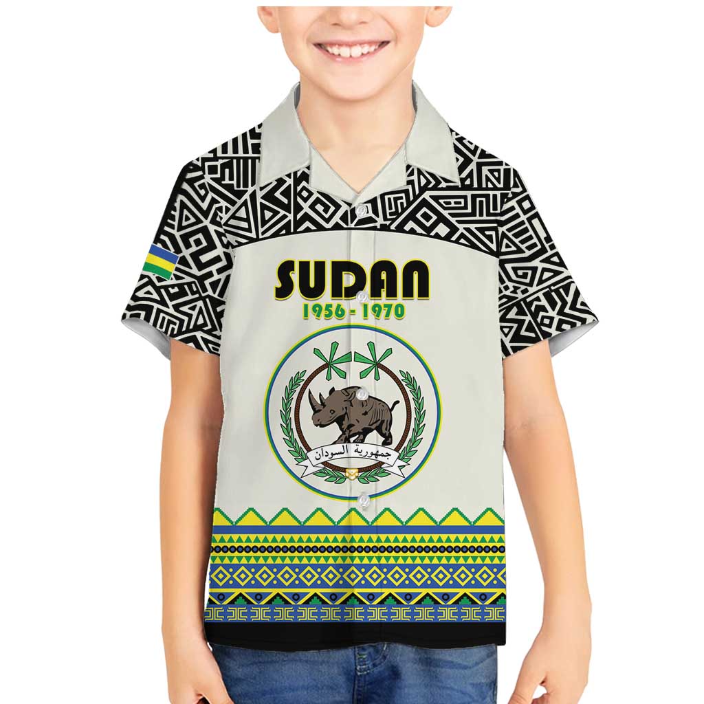 Personalized Sudan 1956-1970 Family Matching Mermaid Dress and Hawaiian Shirt With African Pattern - Wonder Print Shop