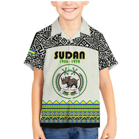 Personalized Sudan 1956-1970 Family Matching Mermaid Dress and Hawaiian Shirt With African Pattern - Wonder Print Shop