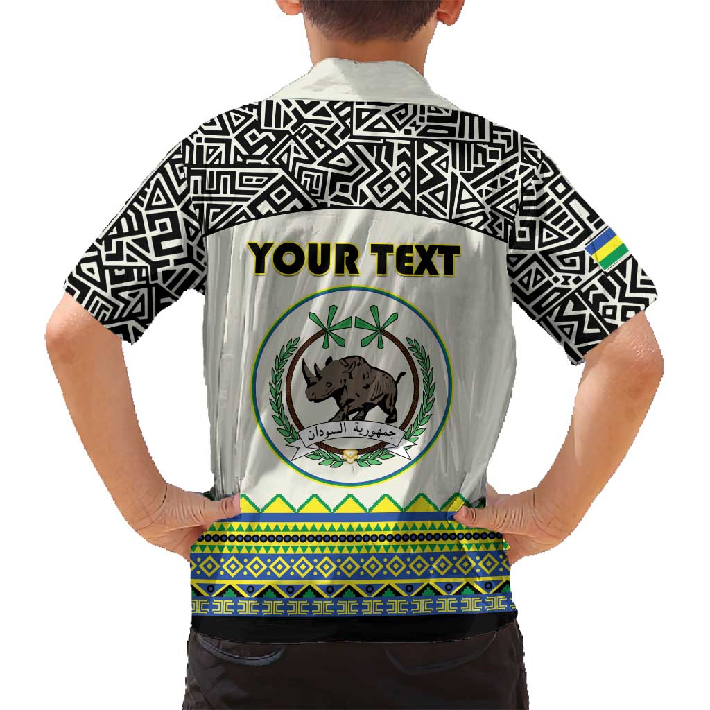 Personalized Sudan 1956-1970 Family Matching Off Shoulder Short Dress and Hawaiian Shirt With African Pattern - Wonder Print Shop