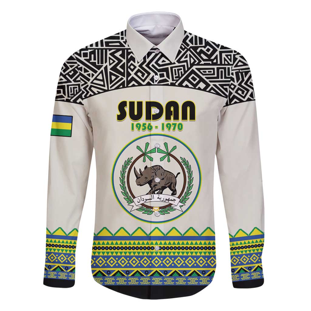 Personalized Sudan 1956-1970 Family Matching Off Shoulder Short Dress and Hawaiian Shirt With African Pattern - Wonder Print Shop