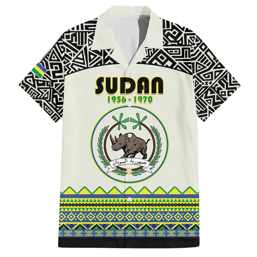 Personalized Sudan 1956-1970 Family Matching Short Sleeve Bodycon Dress and Hawaiian Shirt With African Pattern - Wonder Print Shop
