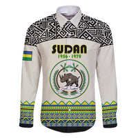 Personalized Sudan 1956-1970 Family Matching Tank Maxi Dress and Hawaiian Shirt With African Pattern - Wonder Print Shop