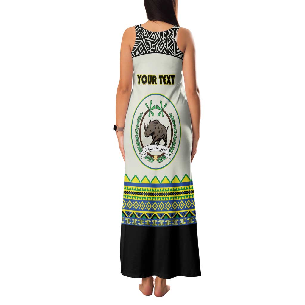 Personalized Sudan 1956-1970 Family Matching Tank Maxi Dress and Hawaiian Shirt With African Pattern - Wonder Print Shop