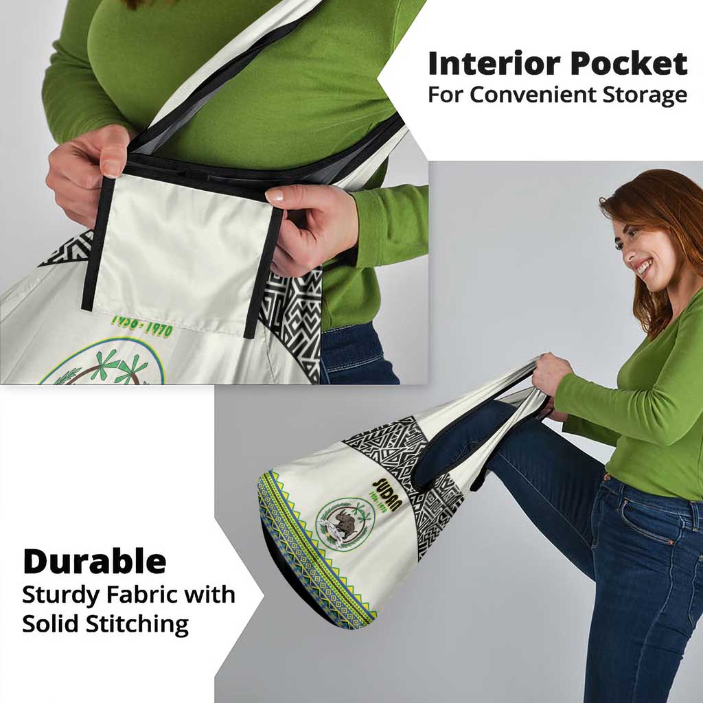 Sudan 1956-1970 Grocery Bag With African Pattern - Wonder Print Shop