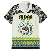 Personalized Sudan 1956-1970 Hawaiian Shirt With African Pattern - Wonder Print Shop