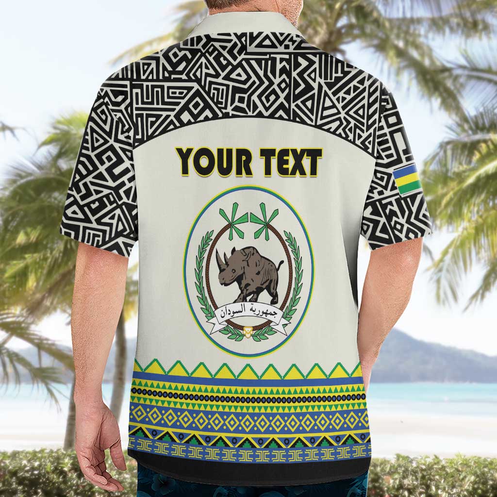 Personalized Sudan 1956-1970 Hawaiian Shirt With African Pattern - Wonder Print Shop