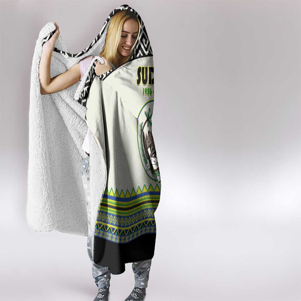 Sudan 1956-1970 Hooded Blanket With African Pattern - Wonder Print Shop