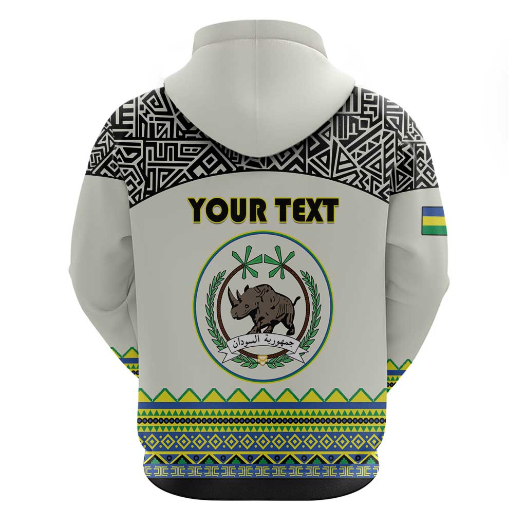Personalized Sudan 1956-1970 Hoodie With African Pattern - Wonder Print Shop