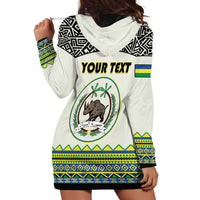 Personalized Sudan 1956-1970 Hoodie Dress With African Pattern - Wonder Print Shop