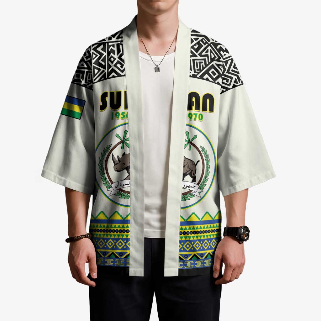 Personalized Sudan 1956-1970 Kimono With African Pattern - Wonder Print Shop