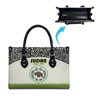 Sudan 1956-1970 Leather Bag With African Pattern - Wonder Print Shop