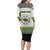Personalized Sudan 1956-1970 Long Sleeve Bodycon Dress With African Pattern - Wonder Print Shop