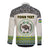Personalized Sudan 1956-1970 Long Sleeve Button Shirt With African Pattern - Wonder Print Shop
