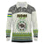 Personalized Sudan 1956-1970 Long Sleeve Polo Shirt With African Pattern - Wonder Print Shop