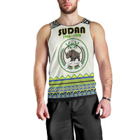 Personalized Sudan 1956-1970 Men Tank Top With African Pattern - Wonder Print Shop