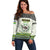 Personalized Sudan 1956-1970 Off Shoulder Sweater With African Pattern - Wonder Print Shop