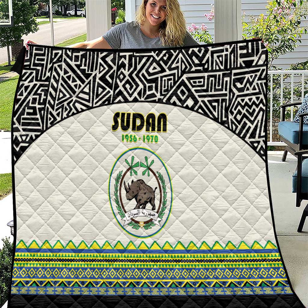 Sudan 1956-1970 Quilt With African Pattern - Wonder Print Shop