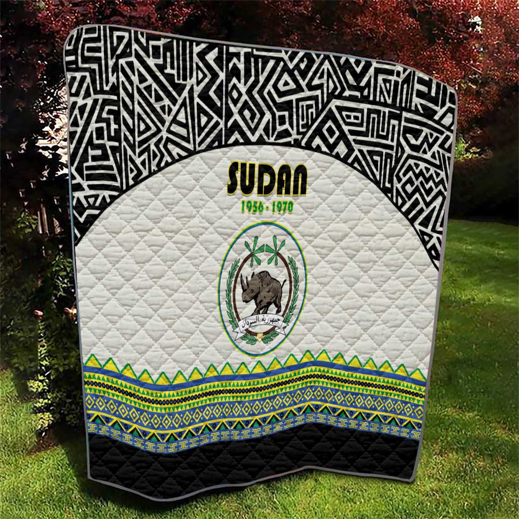 Sudan 1956-1970 Quilt With African Pattern - Wonder Print Shop