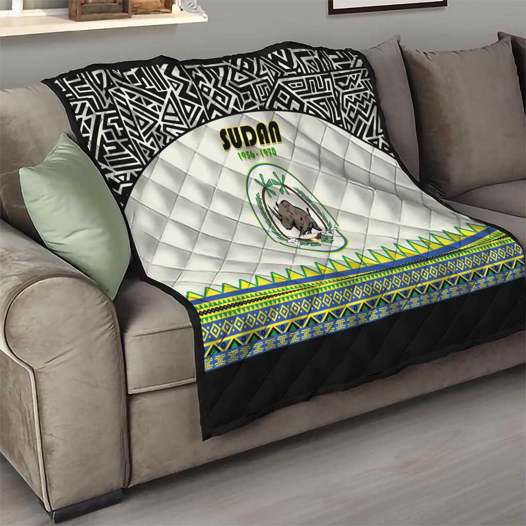 Sudan 1956-1970 Quilt With African Pattern - Wonder Print Shop