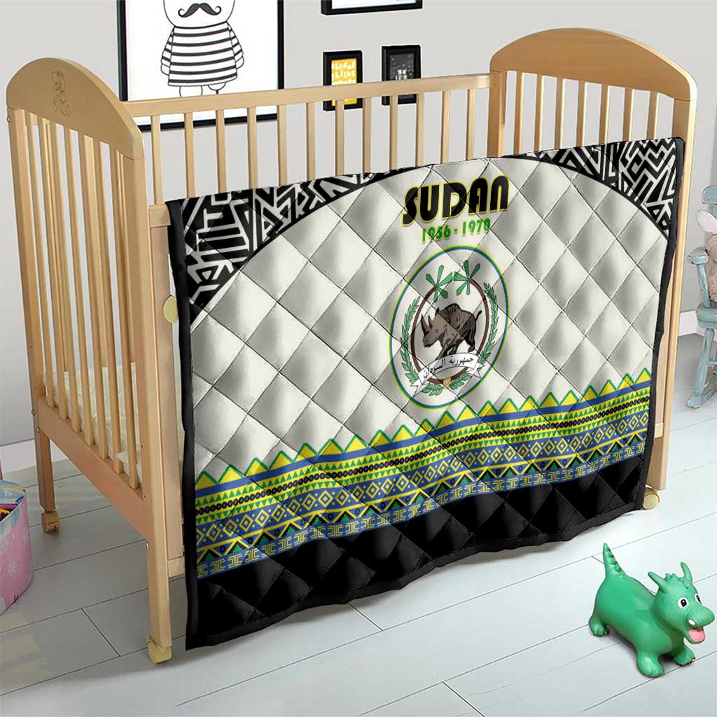 Sudan 1956-1970 Quilt With African Pattern - Wonder Print Shop