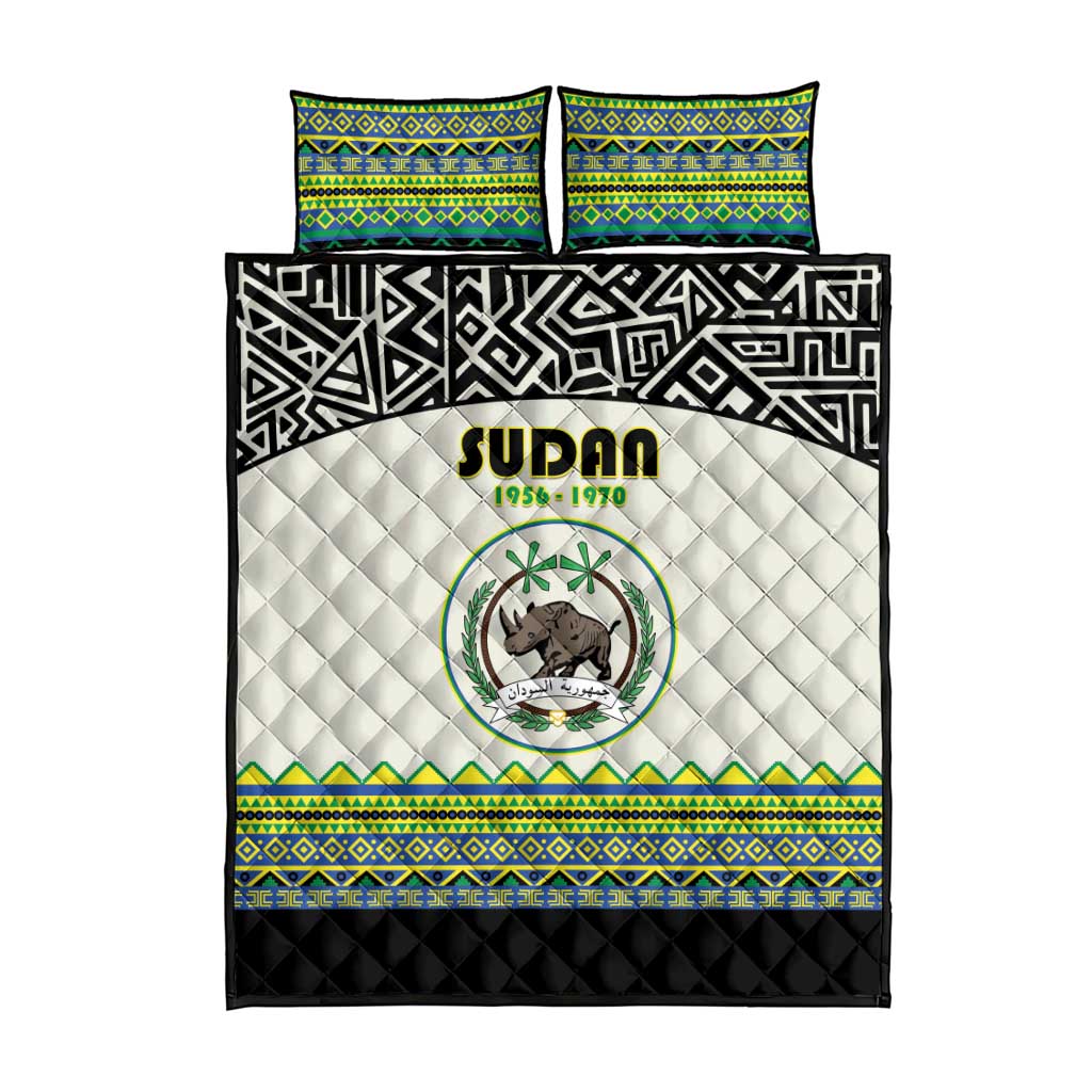 Sudan 1956-1970 Quilt Bed Set With African Pattern - Wonder Print Shop