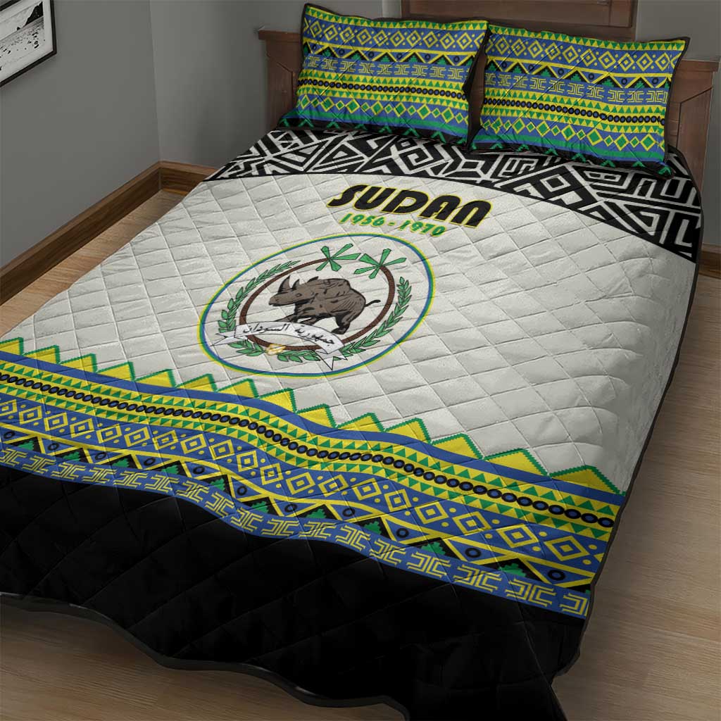 Sudan 1956-1970 Quilt Bed Set With African Pattern - Wonder Print Shop