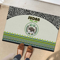 Sudan 1956-1970 Rubber Doormat With African Pattern - Wonder Print Shop