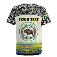 Personalized Sudan 1956-1970 Rugby Jersey With African Pattern - Wonder Print Shop