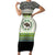 Personalized Sudan 1956-1970 Short Sleeve Bodycon Dress With African Pattern - Wonder Print Shop