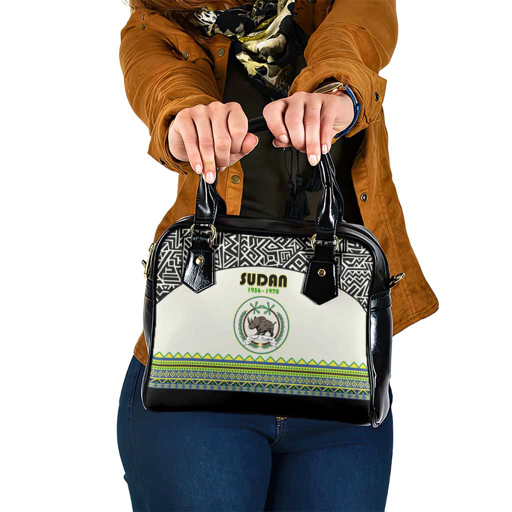 Sudan 1956-1970 Shoulder Handbag With African Pattern - Wonder Print Shop