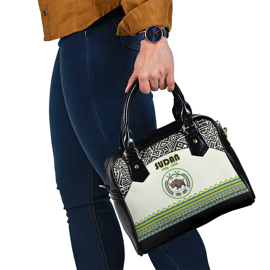 Sudan 1956-1970 Shoulder Handbag With African Pattern - Wonder Print Shop