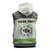 Personalized Sudan 1956-1970 Sleeveless Zip Hoodie With African Pattern - Wonder Print Shop