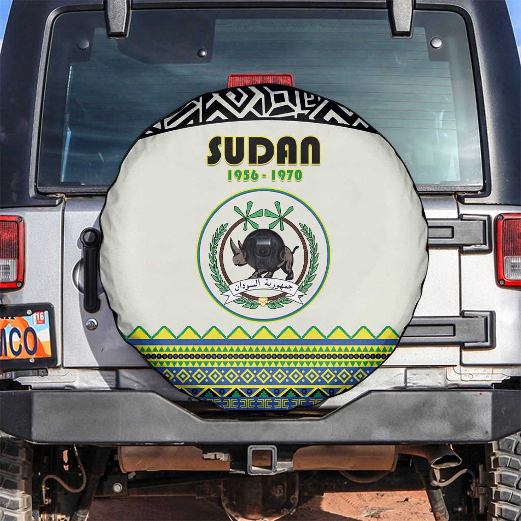 Sudan 1956-1970 Spare Tire Cover With African Pattern - Wonder Print Shop