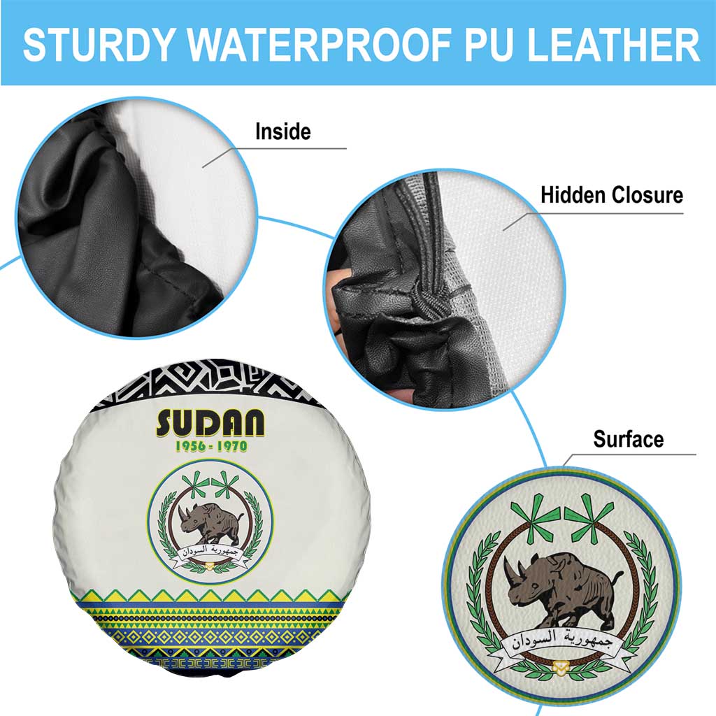 Sudan 1956-1970 Spare Tire Cover With African Pattern - Wonder Print Shop