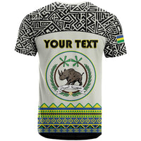 Personalized Sudan 1956-1970 T Shirt With African Pattern - Wonder Print Shop
