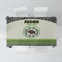 Sudan 1956-1970 Tablecloth With African Pattern - Wonder Print Shop
