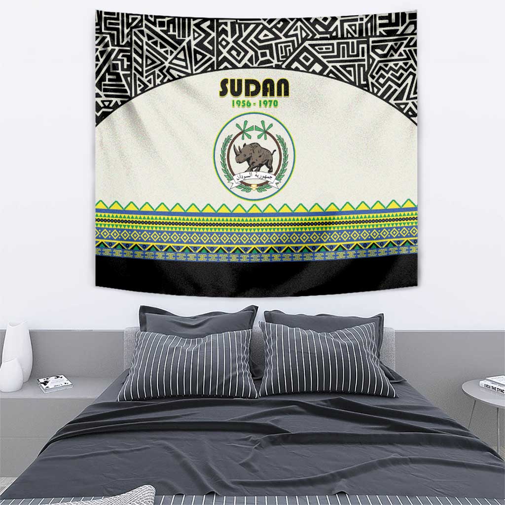 Sudan 1956-1970 Tapestry With African Pattern - Wonder Print Shop