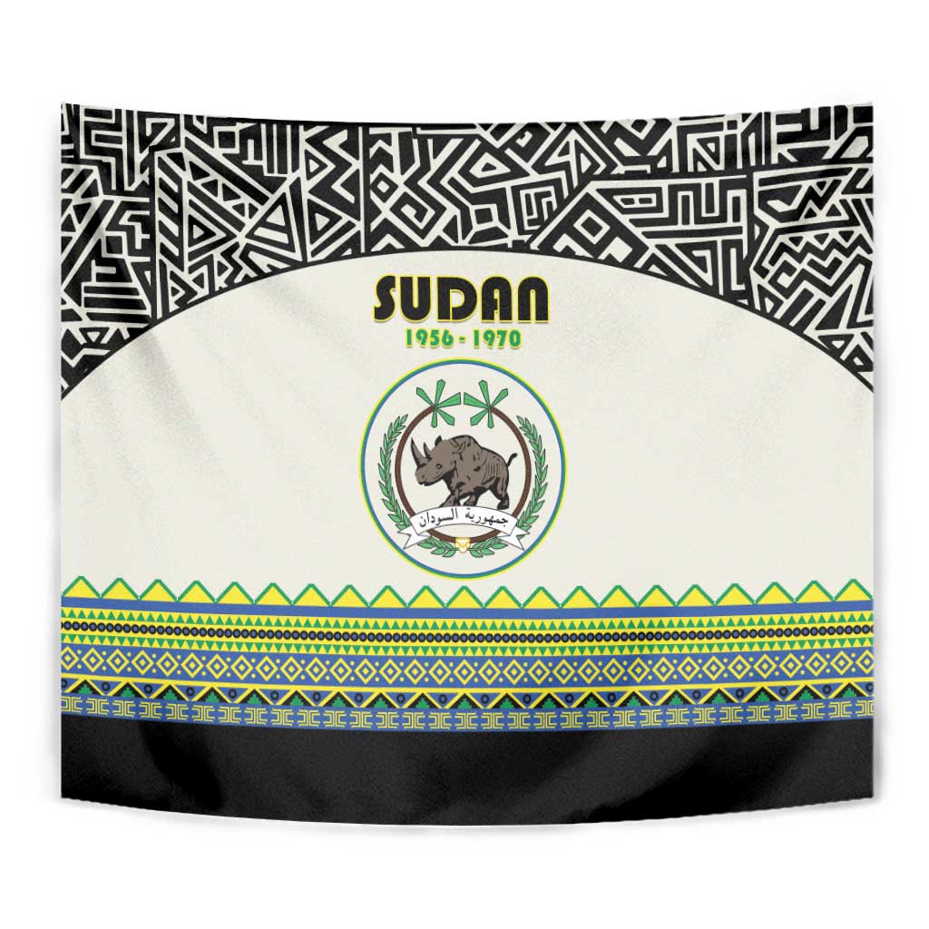 Sudan 1956-1970 Tapestry With African Pattern - Wonder Print Shop