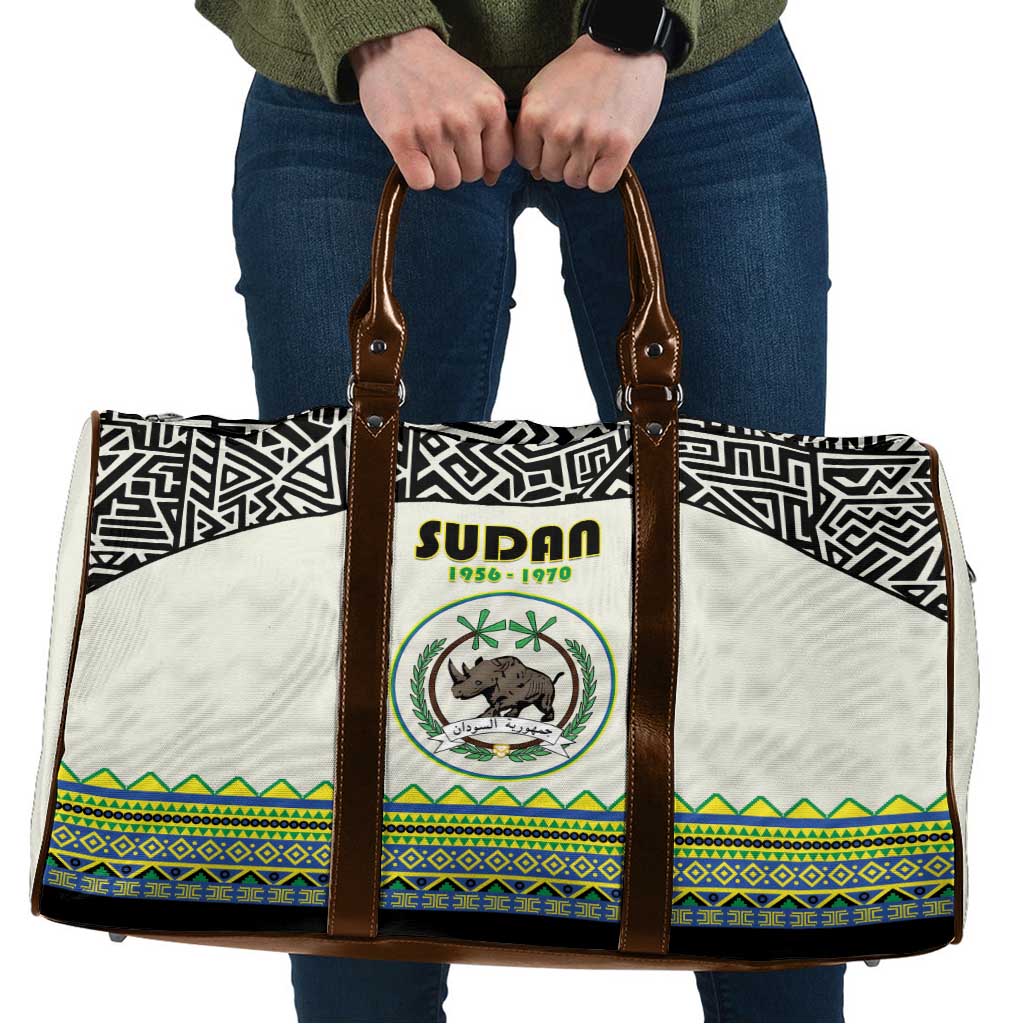 Sudan 1956-1970 Travel Bag With African Pattern - Wonder Print Shop