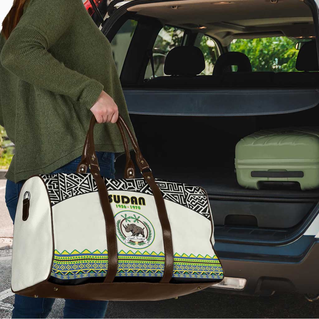 Sudan 1956-1970 Travel Bag With African Pattern - Wonder Print Shop