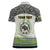 Personalized Sudan 1956-1970 Women Polo Shirt With African Pattern - Wonder Print Shop