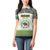 Personalized Sudan 1956-1970 Women Polo Shirt With African Pattern - Wonder Print Shop