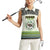 Personalized Sudan 1956-1970 Women Sleeveless Polo Shirt With African Pattern - Wonder Print Shop