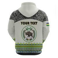 Personalized Sudan 1956-1970 Zip Hoodie With African Pattern - Wonder Print Shop