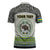Personalized Sudan 1956-1970 Zipper Polo Shirt With African Pattern - Wonder Print Shop