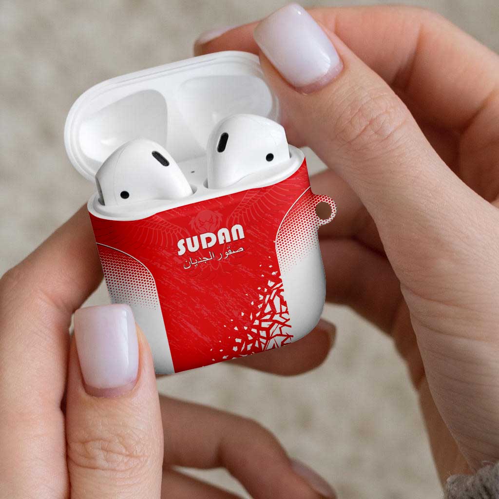Sudan Football AirPods Case Come On Falcons of Jediane - Wonder Print Shop