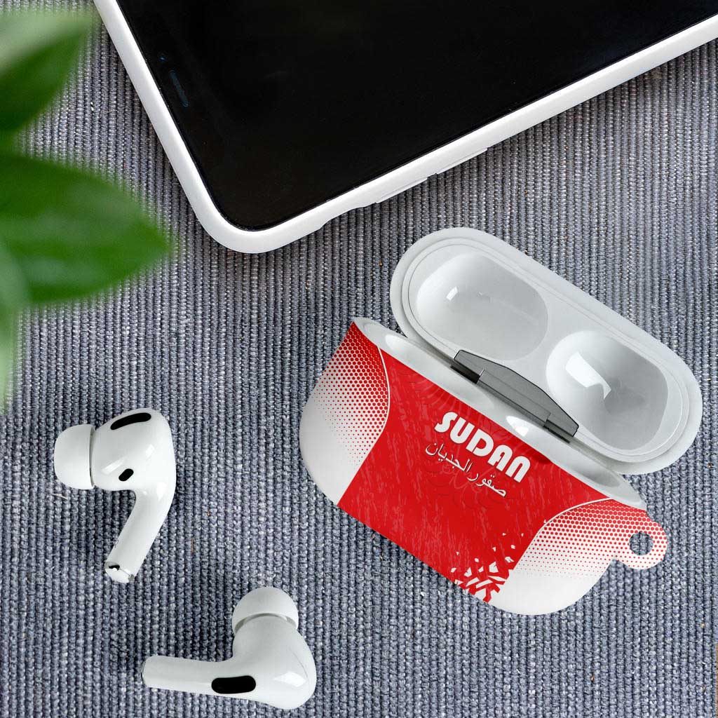 Sudan Football AirPods Case Come On Falcons of Jediane - Wonder Print Shop