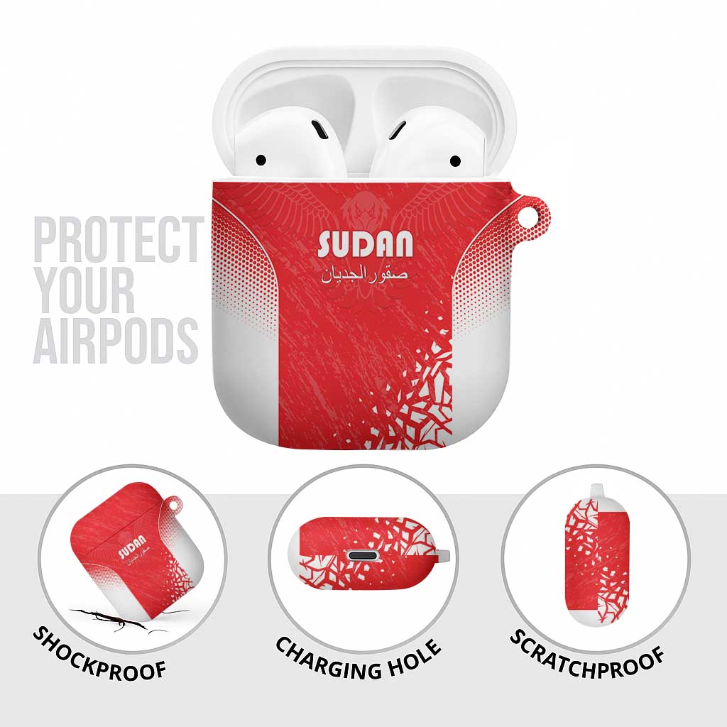 Sudan Football AirPods Case Come On Falcons of Jediane - Wonder Print Shop