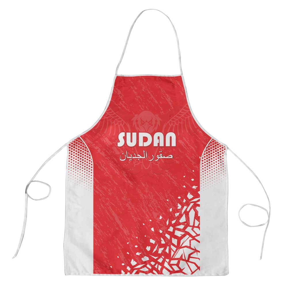 Sudan Football Apron Come On Falcons of Jediane - Wonder Print Shop
