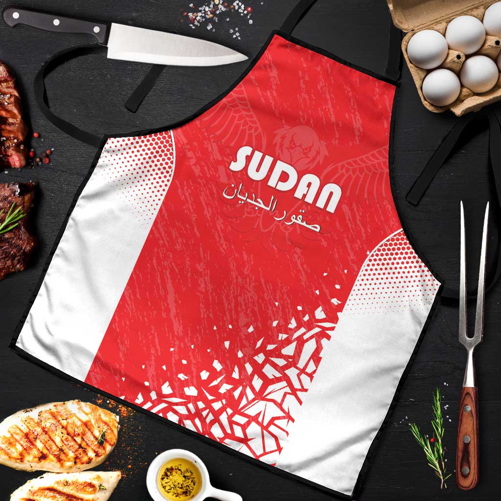 Sudan Football Apron Come On Falcons of Jediane - Wonder Print Shop